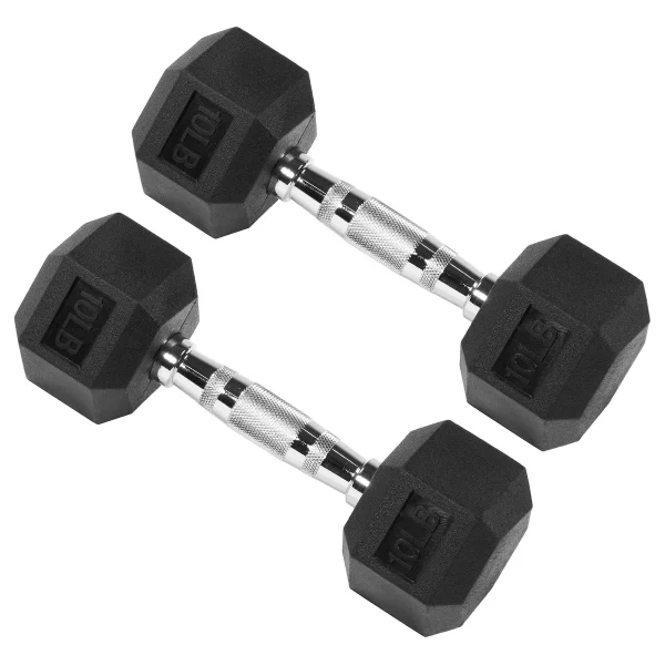 Dumbbells Non-Slip Free Weights Full Body Strength Training Home Gym Workout Equipment Set